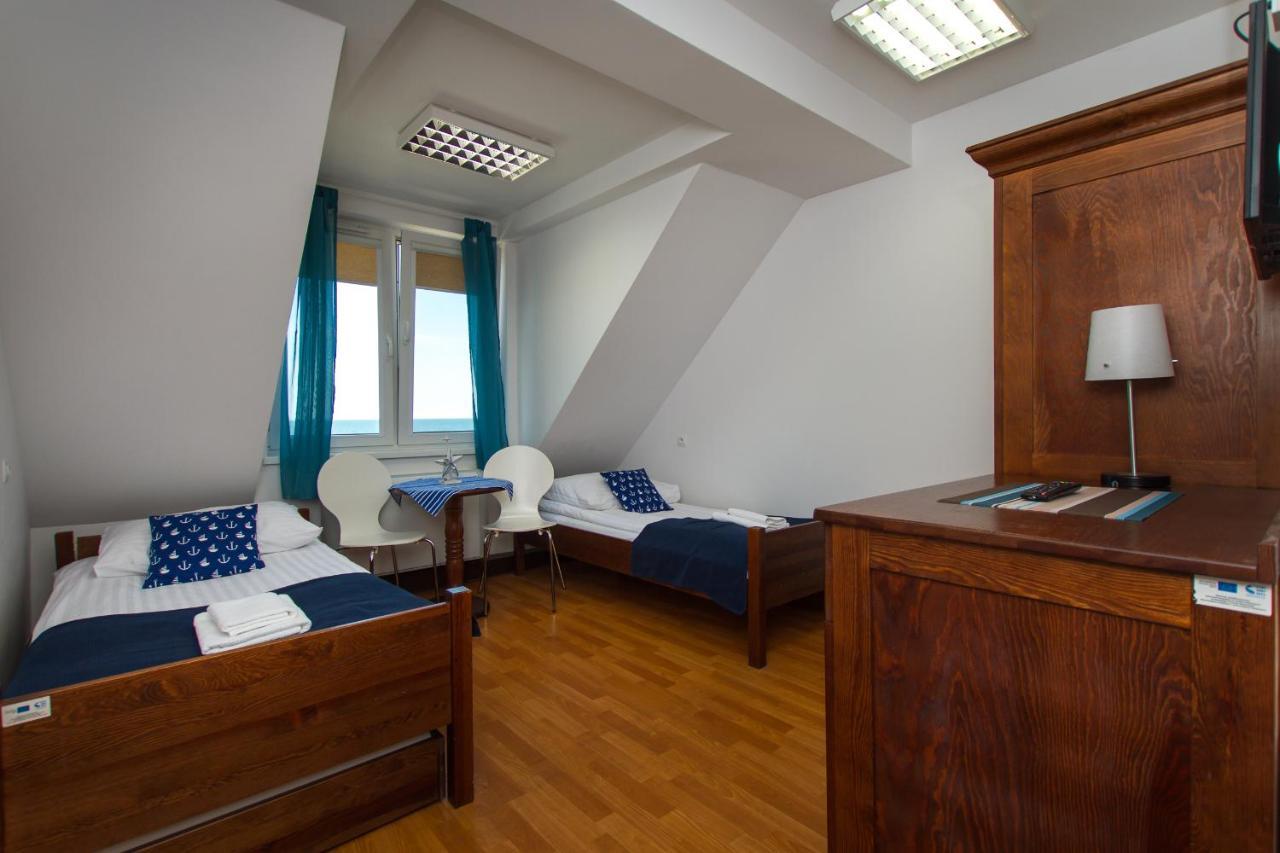 Dalba Pokoje Przy Samej Plazy Krynica Morska Buitenkant foto