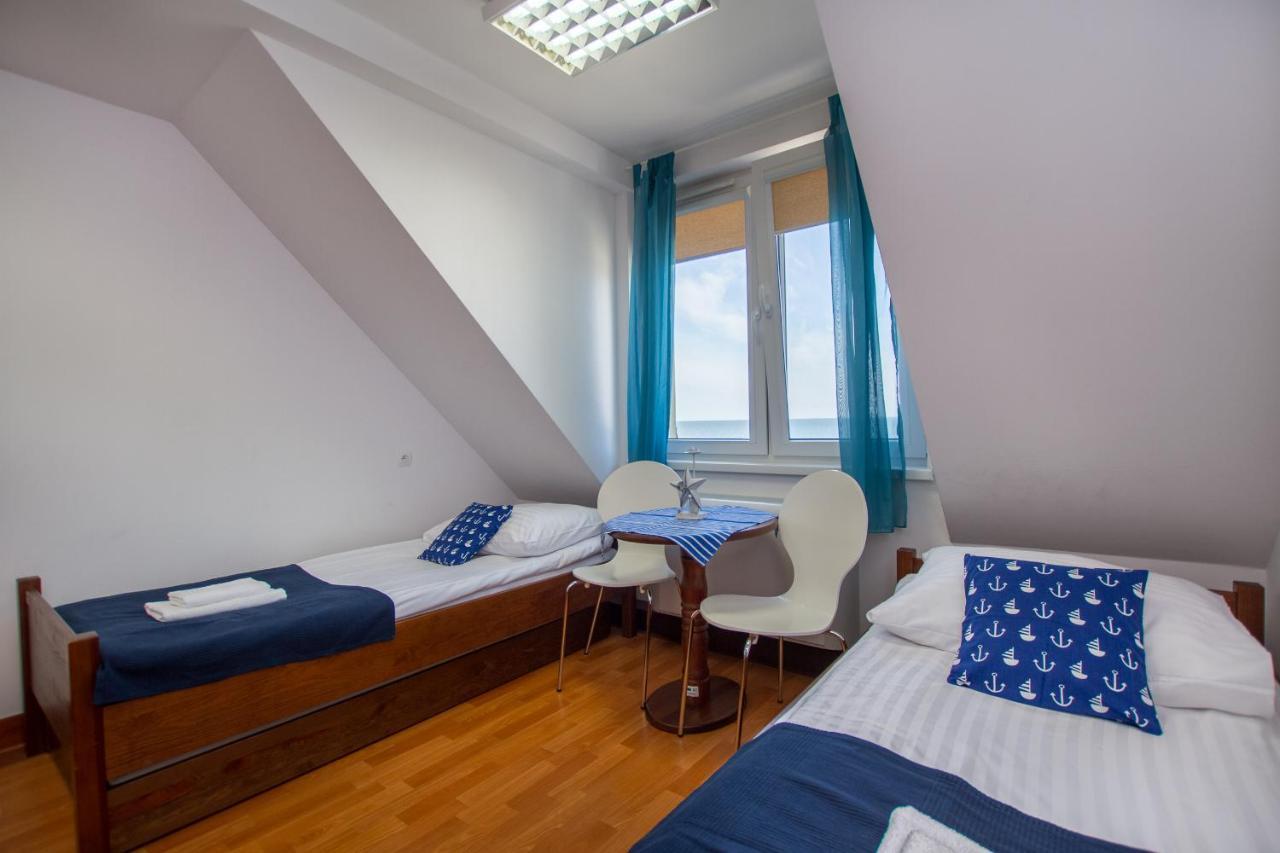 Dalba Pokoje Przy Samej Plazy Krynica Morska Buitenkant foto
